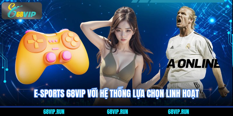 Esport 68VIP với hệ thống lựa chọn linh hoạt