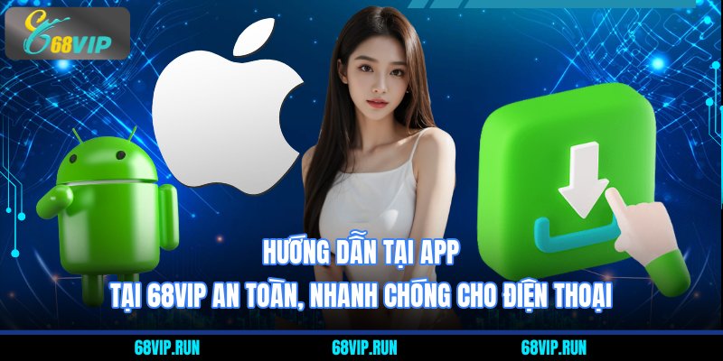 Hướng dẫn tải app 68VIP